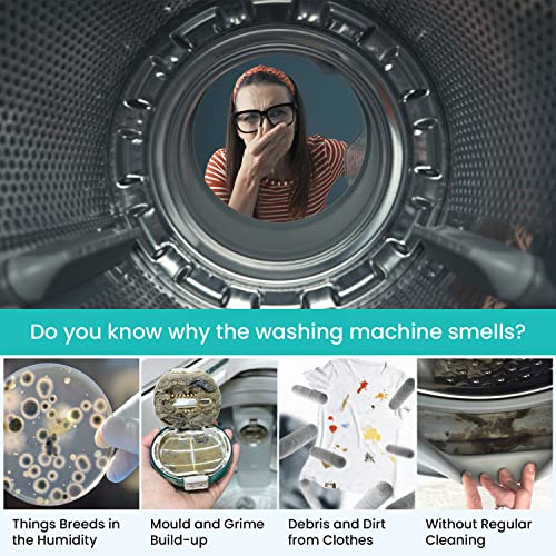 Maravello Washing Machine Cleaner and Laundry Detergent Sheets Combo